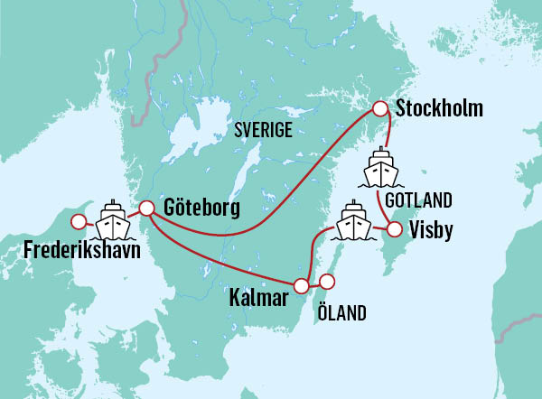 Rejse til Gotland | 6 dages øhop i Gotland og Øland med NILLES